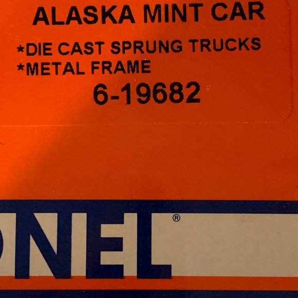 Lionel Alaska Mint Car 6-19682 - Picture 2 of 2